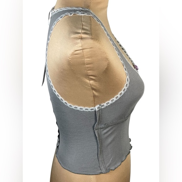 Urban Outfitters Out From Under Sweet Dreams Lace-Trim Tank... NWT Size Medium - Picture 5 of 7